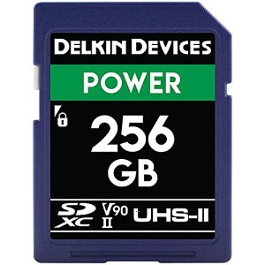 Delkin 256GB POWER SDXC 2000X UHS-II (U3/V90) SDJ[h DDSDG2000256 (őǍ 300MB/s ő发 250MB/s)