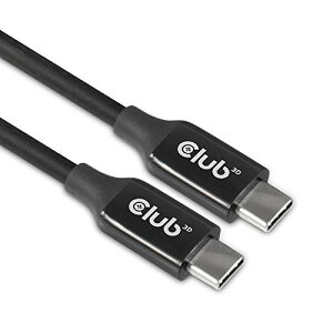 Club 3D USB 3.2 Gen2 Type C to Type C ANeBu oP[u 8K60Hz IX^IX 10Gbps 5 m (CAC-1535)