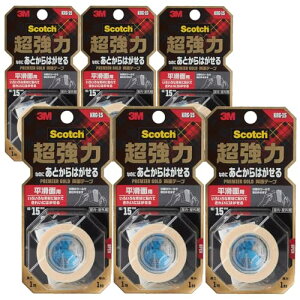 3M XRb`  Ȃ̂ Ƃ͂闼ʃe[v v~AS[h KRG-15 1mm×15mm×1m 6Zbg