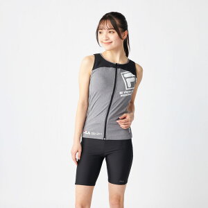 FILA(フィラ) 315601 スイムウェア 水着 上下セット フィットネス ジップ レディース トレーニング