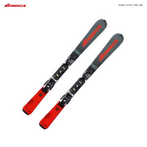 TEAM J R FDT 100-140 JR 4.5 FDT ジュニア スキー板 金具付 NORDICA(ノルディカ) 0A1345/0C9024MF