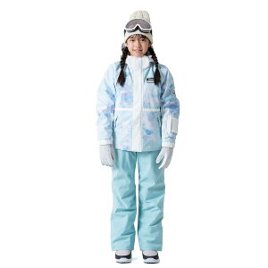 キッズ ジュニア スキーウェア 上下セット 耐水圧10000mm 女の子 ガールズ nima(ニーマ) JR-1504