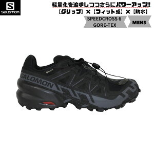 �T������ SALOMON �T������ �g���C�������j���O�V���[�Y SPEEDCROSS 6 GORE-TEX �����Y L41738600