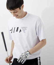 【メール便OK】FILA(フィラ) 742667 メンズ モックネックシャツ GOLF ゴルフウェア 半袖 トップス