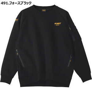 M-4L XEFbgVc AV403 AVIREX WORK ƕ h N[lbN g[i[ [NEFA ƒ ABbNX[N KURODARUMA N_}