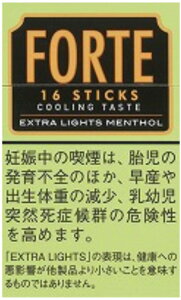 160 sticks Forte 16 Extra Light Menthol�@�t�H���e16�@�G�N�X�g�����C�g�����\�[���@�C�O�̔��p���i