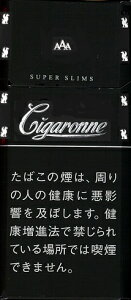 2packs シガローネ スーパースリム ブラック Cigarone Super Slim Black 雪茄龍超薄黒色 海外販売用商品  international delivery available