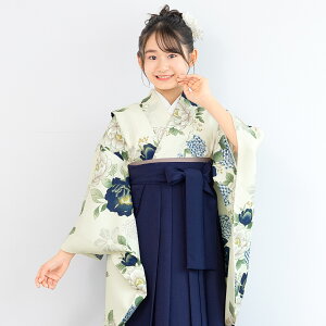 【100名限定20%OFFクーポン】最新作&人気商品☆10/24~30 袴セット 卒業式 小学生 女の子 ジュニア 白 紺 水色 赤 ピンク グレー くすみ ニュアンス 花柄 floro 二尺袖 着物 13歳 ジュニア袴 着物セ