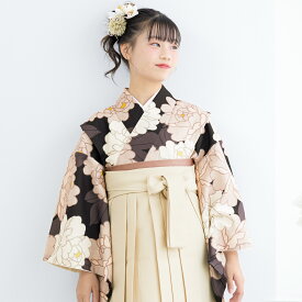 【300名限定20%OFFクーポン】最新作＆人気商品☆SS限定 【予約】袴セット 卒業式 小学生 女の子 ジュニア 黒 白 ピンク 赤 青 緑 鶴 菊 レッド 牡丹 花柄 floro 二尺袖 着物 13歳 ジュニア袴 着物セット 子供 中学生 購入 販売 創美苑 送料無料 身長138から175cm対応