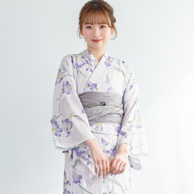 【数量限定】この夏の本命浴衣｜新作＆人気柄20％OFF 簡単着付け セパレート浴衣 レディース セット 2026 浴衣 帯 伊達締め 浴衣セット 女性 二部式浴衣 紺 紫 ピンク ブルー くすみ 花柄 着付け 簡単 フリー floro 140 150 160 女の子 創美苑 送料無料【先着100名】
