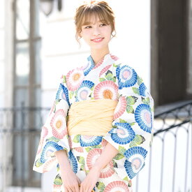 【SS限定特典】50％OFF＋まとめ買い最大10％OFF 浴衣セット レディース 浴衣 帯 セット 大人 2点セット 女性 兵児帯 ホワイト ブラック ブルー 椿 梅 桜 鬼灯 菊 花柄 金魚 可愛い おしゃれ S フリー 2026新作 送料無料【まとめ買いクーポン対象】