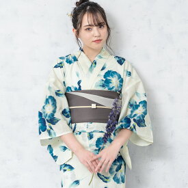 【SS限定特典】50％OFF＋まとめ買い最大10％OFF 浴衣セット レディース 浴衣 帯 セット 大人 2点セット 女性 半幅帯 ブルー ホワイト ピンク レッド 水色 牡丹 百合 紫陽花 花柄 可愛い おしゃれ S フリー 2026新作 送料無料【まとめ買いクーポン対象】