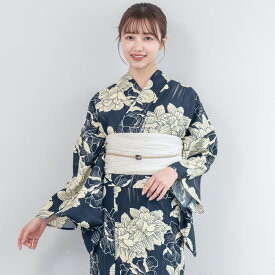 【20%OFF】\ 新柄入荷 / 浴衣 レディース セット 2点セット 2026 女性浴衣 帯 浴衣セット 女性 白 黒 紺 赤 ブラック 麻の葉 花柄 着付け 簡単 S フリー floro 140 150 160 女の子 創美苑 送料無料【予約】【限定クーポン】