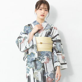 【夏物FINALご優待】20％OFF 新柄入荷!! 浴衣 レディース セット 2点セット 2026 女性浴衣 帯 浴衣セット 女性 紺 緑 白 黒 金魚 ブラック 花柄 着付け 簡単 S フリー floro 140 150 160 女の子 創美苑 送料無料【期間限定クーポン】