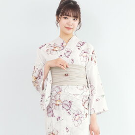 \ 新柄入荷 / 浴衣 レディース セット 2点セット 2026 女性浴衣 帯 浴衣セット 女性 白 紺 緑 紫 黄色 ピンク 金魚 花柄 着付け 簡単 S フリー floro 140 150 160 女の子 創美苑 送料無料【予約】【18周年記念クーポン配布中】