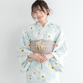 【SS限定特典】20％OFF＋まとめ買い最大10％OFF 浴衣セット プチプラ 浴衣 3点セット レディース 帯 下駄 兵児帯 セット くすみ 椿 鬼灯 百合 牡丹 紫陽花 花柄 古典柄 女性 大人 中学生 高校生 人気 S フリー 送料無料【まとめ買いクーポン対象】