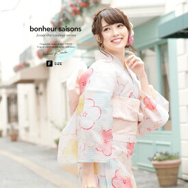 楽天市場 ピンク カラーピンク 浴衣の柄梅 浴衣セット 和服 レディースファッションの通販