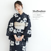 楽天市場】紺（柄桜）（浴衣セット｜和服）：レディースファッションの通販