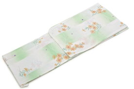 【5/23~27マラソン限定☆全品クーポン最大1000円OFF】浴衣 レディース 女性用 白 ホワイト 緑 グリーン グラデーション 市松 撫子 花火大会 夏祭り bonheur saisons（ボヌールセゾン） PRECIOUS 綿麻【フリーサイズ】【あす楽対応】【送料無料】