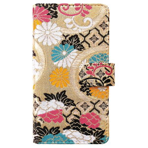 かんたんスマホ4 A402ZT 手帳型 a402zt スマホケース ケース ハンドあり 織物 竹 手帳型ケース カバー かんたんスマホ 4 かんたんすまほ4 A003ZTケース a402ztケース a402zt手帳 Y!mobile スマホカバー 和