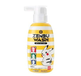バンダイ BANDAI ZENBUWASH ゼンブウォッシュ ポケットモンスター 300mL せっけんのかおり 全身まるごとシャンプー