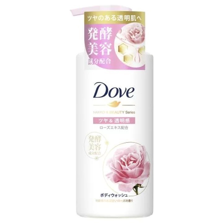 ダヴ(Dove) ボディウォッシュ 発酵＆ビューティーシリーズ ツヤ＆透明感 ポンプ 480g
