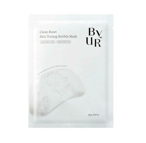 ByUR クリーンリセット スキントーニング バブルマスク 1枚 洗い流すパック 毛穴ケア  1枚