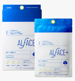 ［ALFACE+］オルフェス ピュアブラック（4枚入BOX）フェイスマスク シートマスク 韓国コスメ