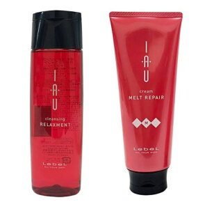 お選びください ルベル イオ クレンジング ( シャンプー ) リラックスメント 200mL  クリーム ( トリートメント ) メルトリペア 200mL