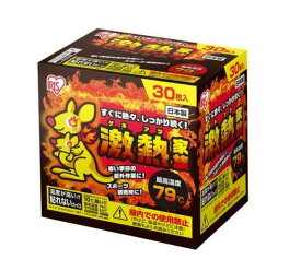 アイリス 激熱家族 貼れない レギュラー 30個入 　冬　カイロ