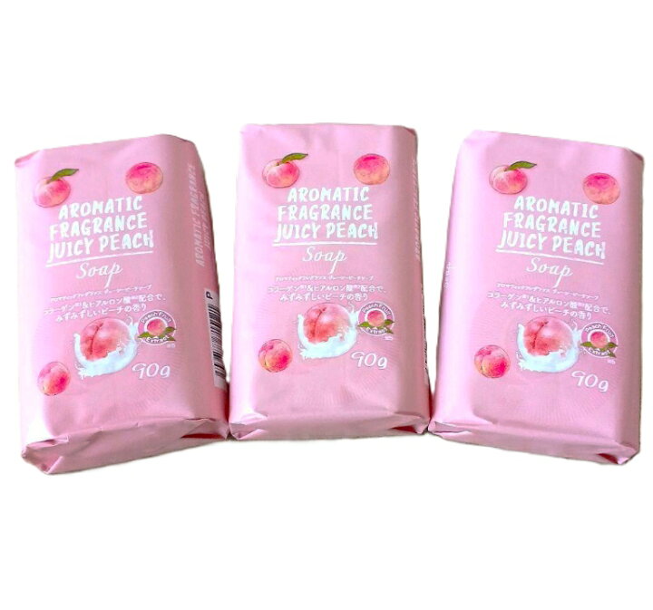 楽天市場】AROMATIC FRAGRANCE JUICY PEACH Soap アロマティック 
