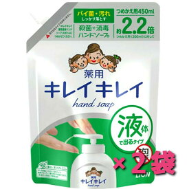 ライオン/キレイキレイ 薬用ハンドソープ つめかえ用大型サイズ 450ml