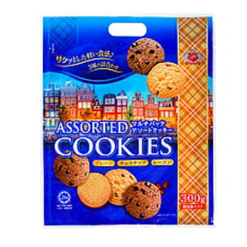 マルチパックアソートクッキー（個包装）300g業務用 まとめ買い 備蓄品 災害 レストラン 食堂 業務用 お弁当 家庭 アウトドア キャンプ おつまみ