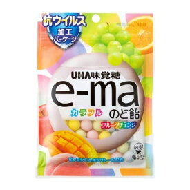 味覚糖 e-maのど飴 袋 カラフルフルーツチェンジ 50g×6袋セット 備蓄 防災 ストック