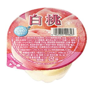 果実いっぱいゼリー(白桃)250g
