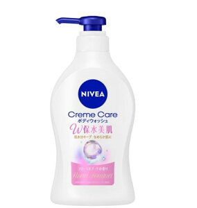 Kao NIVEA(ニベア)クリームケア ボディウォッシュ W保水美肌 ポンプ 本体 470mL フローラルブーケの香り