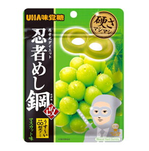 UHA味覚糖 忍者めし鋼 マスカット味 45g*3袋セット 送料無料