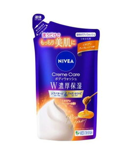 花王 ニベア クリームケアボディウォッシュ W濃厚保湿 イタリアンプレミアムハニーの香り つめかえ用 340ml*6袋セット