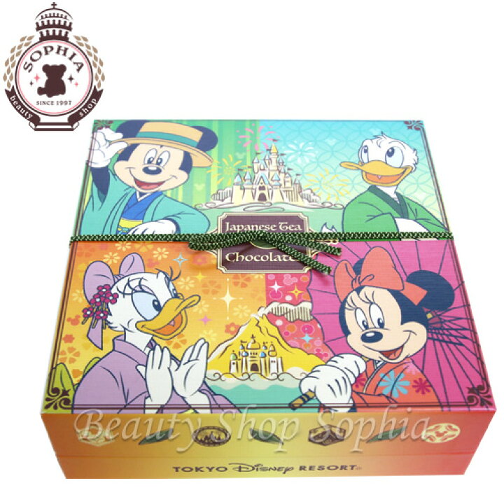 楽天市場 ミッキー フレンズ 和風ティーチョコレート お菓子 ディズニー グッズ お土産 東京ディズニーリゾート限定 ビューティーショップ ソフィア