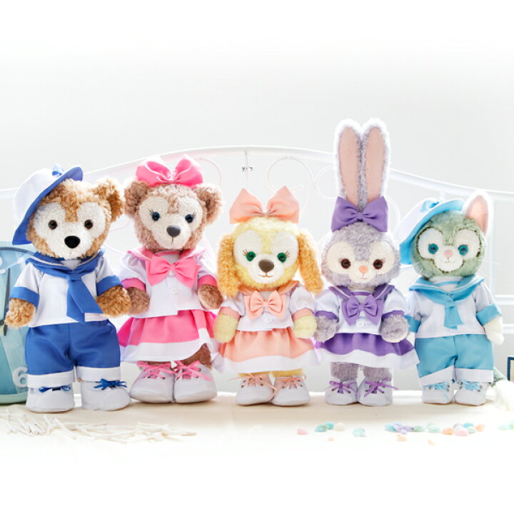 楽天市場 ダッフィー フレンズ カラーセーラー コスチュームセット 服 5着セット ぬいぐるみ別売 オリジナル ハンドメイド ぬいぐるみ Sサイズ用 43cm 洋服 マリン セーラー服 オリジナルデザイン 服 ダッフィー グッズ お土産 ビューティーショップ ソフィア