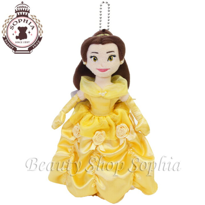 楽天市場 ベル ドレス ぬいぐるみバッジ 美女と野獣 ディズニープリンセスバッチ ディズニー グッズ お土産 東京ディズニーランド限定 ビューティーショップ ソフィア