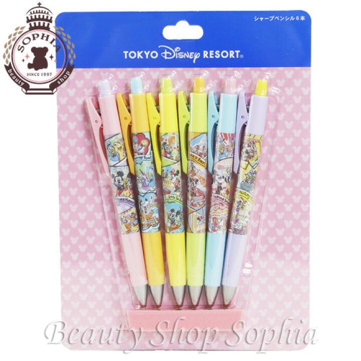 楽天市場 ミッキー フレンズ シャープペンセット Fun Happy Pics 21 ディズニー グッズ お土産 東京ディズニーリゾート限定 ビューティーショップ ソフィア