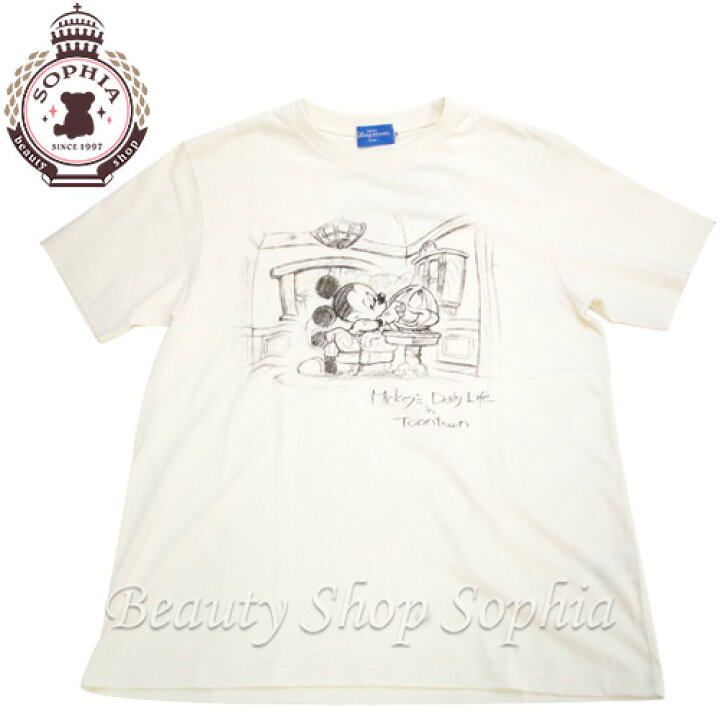 楽天市場 ミッキーマウス Tシャツ ラジオ S M L Ll スケッチデザイン ミッキーの日常 ディズニー グッズ お土産 東京ディズニーリゾート限定 ビューティーショップ ソフィア
