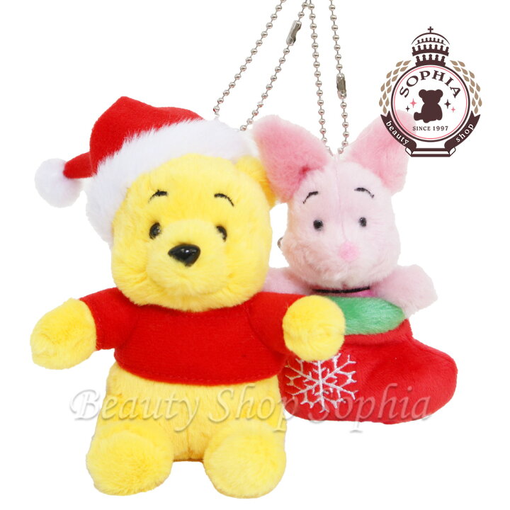 楽天市場 プー ピグレット ぬいぐるみバッジセット ディズニークリスマス 22 くまのプーさん ディズニー グッズ お土産 東京ディズニーリゾート限定 ビューティーショップ ソフィア