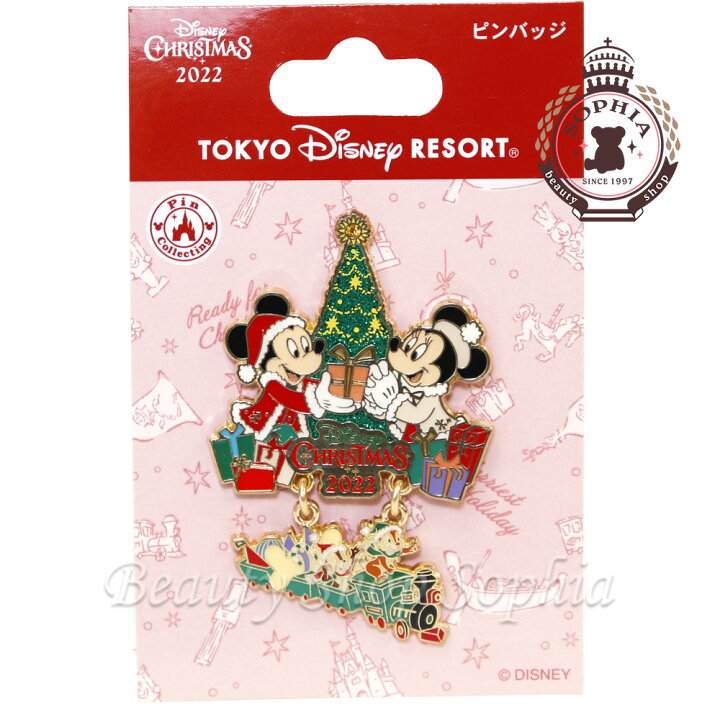 楽天市場 ミッキー フレンズ ピンバッジ バッチ ディズニークリスマス 22 ディズニー グッズ お土産 東京ディズニーリゾート限定 ビューティーショップ ソフィア
