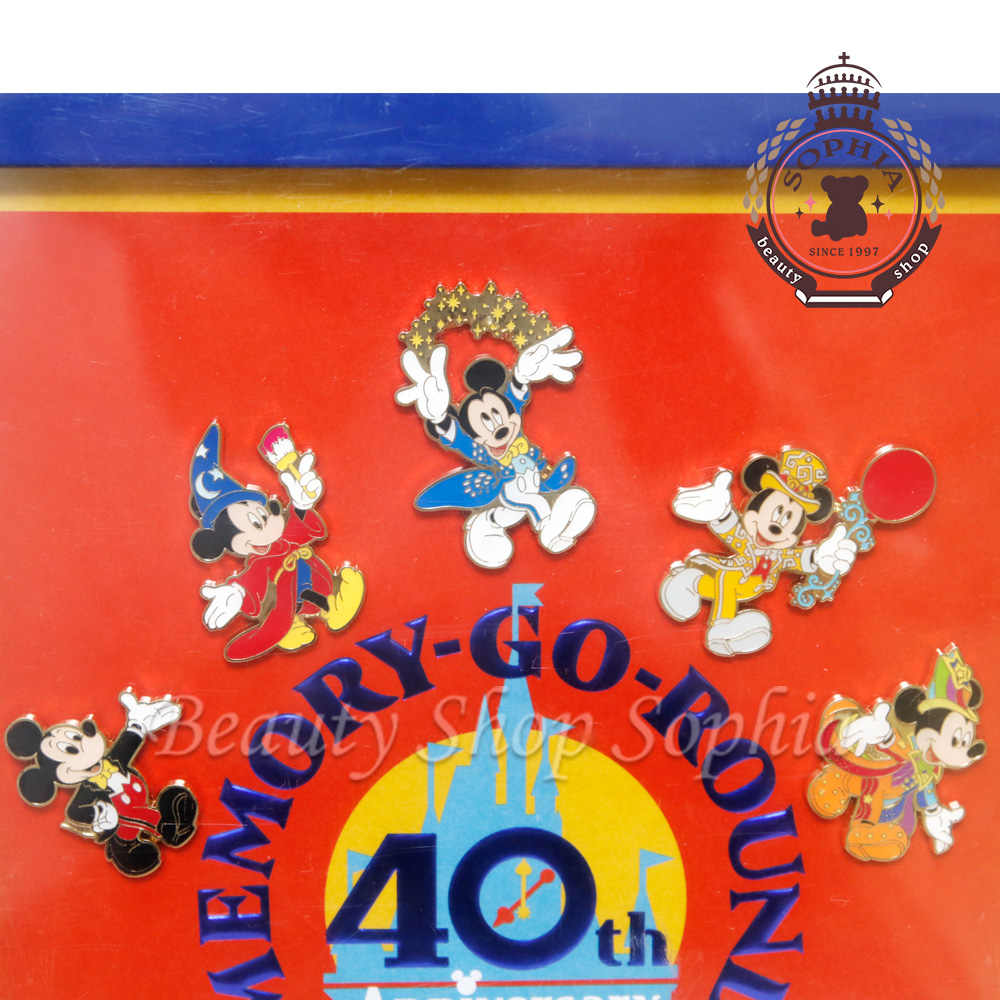 楽天市場】ミッキーマウス ピンバッジセット 40周年 アニバーサリー