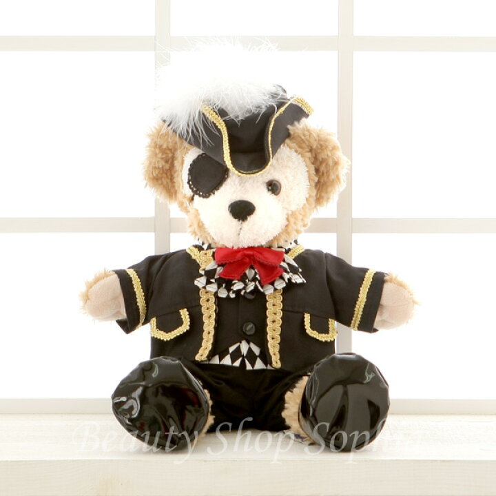 楽天市場 ダッフィー ゴシック コスチューム 服 単品 ぬいぐるみ別売 オリジナル ハンドメイド ぬいぐるみsサイズ用 43cm 洋服 ダイヤ柄 黒ゴスロリ 眼帯 オリジナルデザイン ダッフィーグッズ ゴシック ハロウィン 仮装 ビューティーショップ ソフィア