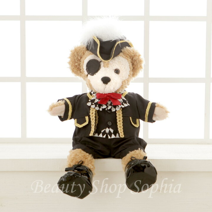 楽天市場 ダッフィー ゴシック コスチューム 服 単品 ぬいぐるみ別売 オリジナル ハンドメイド ぬいぐるみsサイズ用 43cm 洋服 ダイヤ柄 黒ゴスロリ 眼帯 オリジナルデザイン ダッフィーグッズ ゴシック ハロウィン 仮装 ビューティーショップ ソフィア