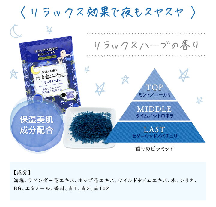 楽天市場 汗かきエステ気分 リラックスナイト 500g バスソルト 入浴剤 塩風呂 プレゼント 半身浴 発汗 保湿 温浴 スキンケア エステ 塩 風呂 天然塩 死海 ラベンダー マックス石鹸 楽天市場店