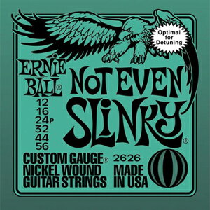 Ernie Ball アーニーボール エレキギター弦 2626 Not Even Slinky (Green) .012 - .056